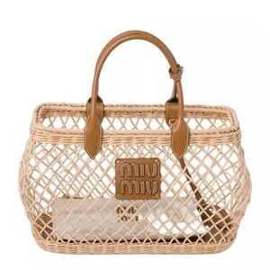 MIU MIU WICKER MINI BAG